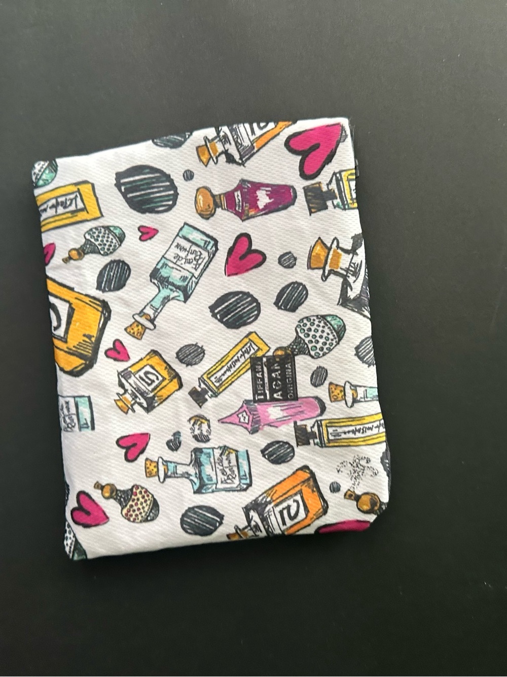Handmade Zipper Pouch-Perfume Bottle Pattern